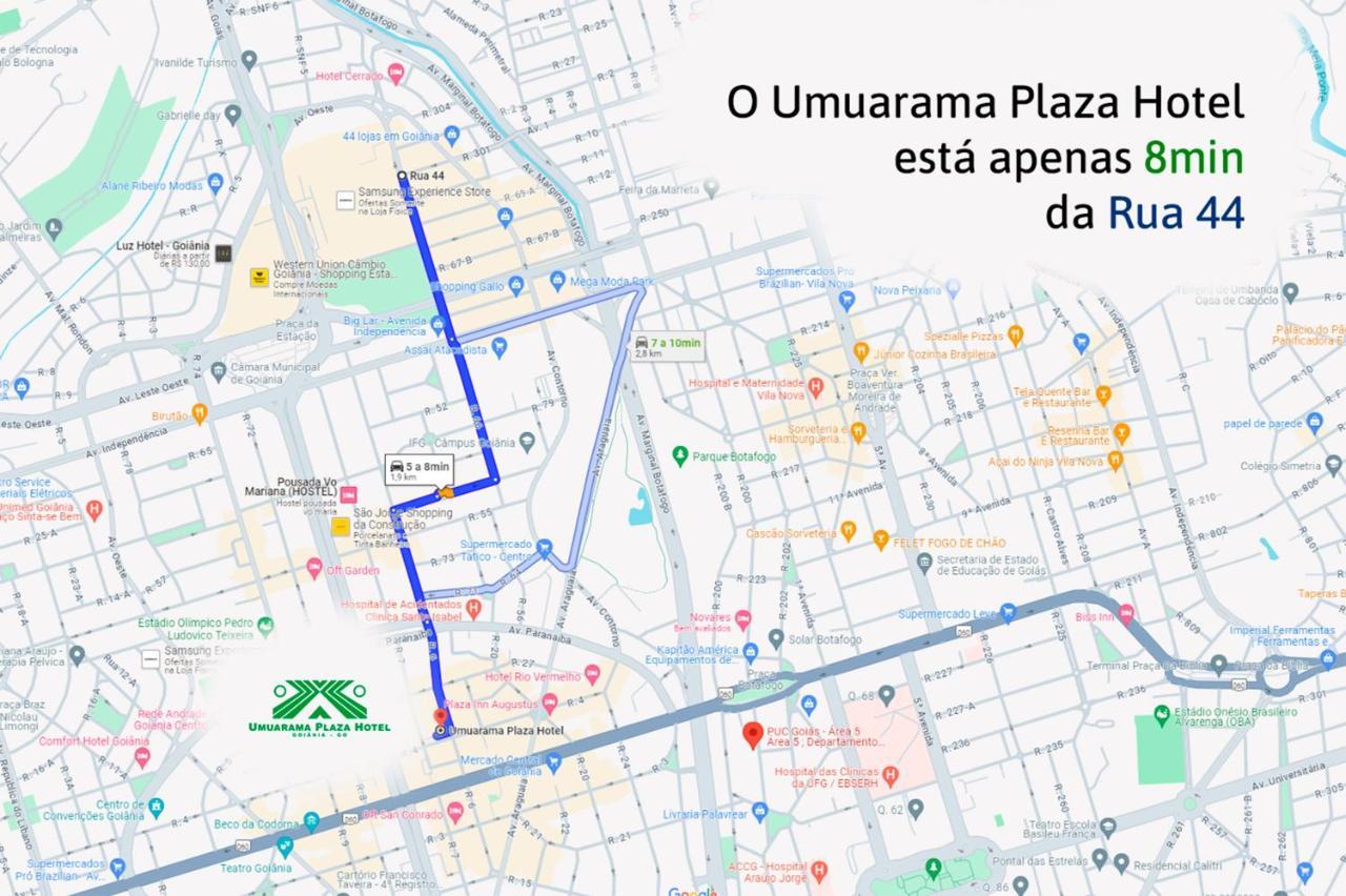 Umuarama Plaza Hotel By Castelo Itaipava Гоянія Екстер'єр фото